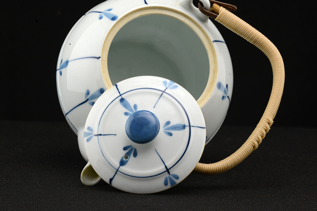 Fukagawa porcelán teáskészlet